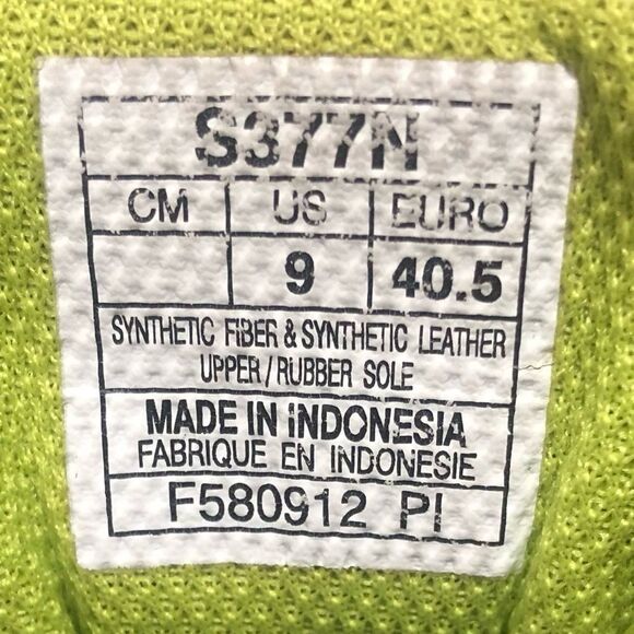 ASICS Gel S377N Athletic running shoes womens size 9 silver green running - Picture 6 of 6